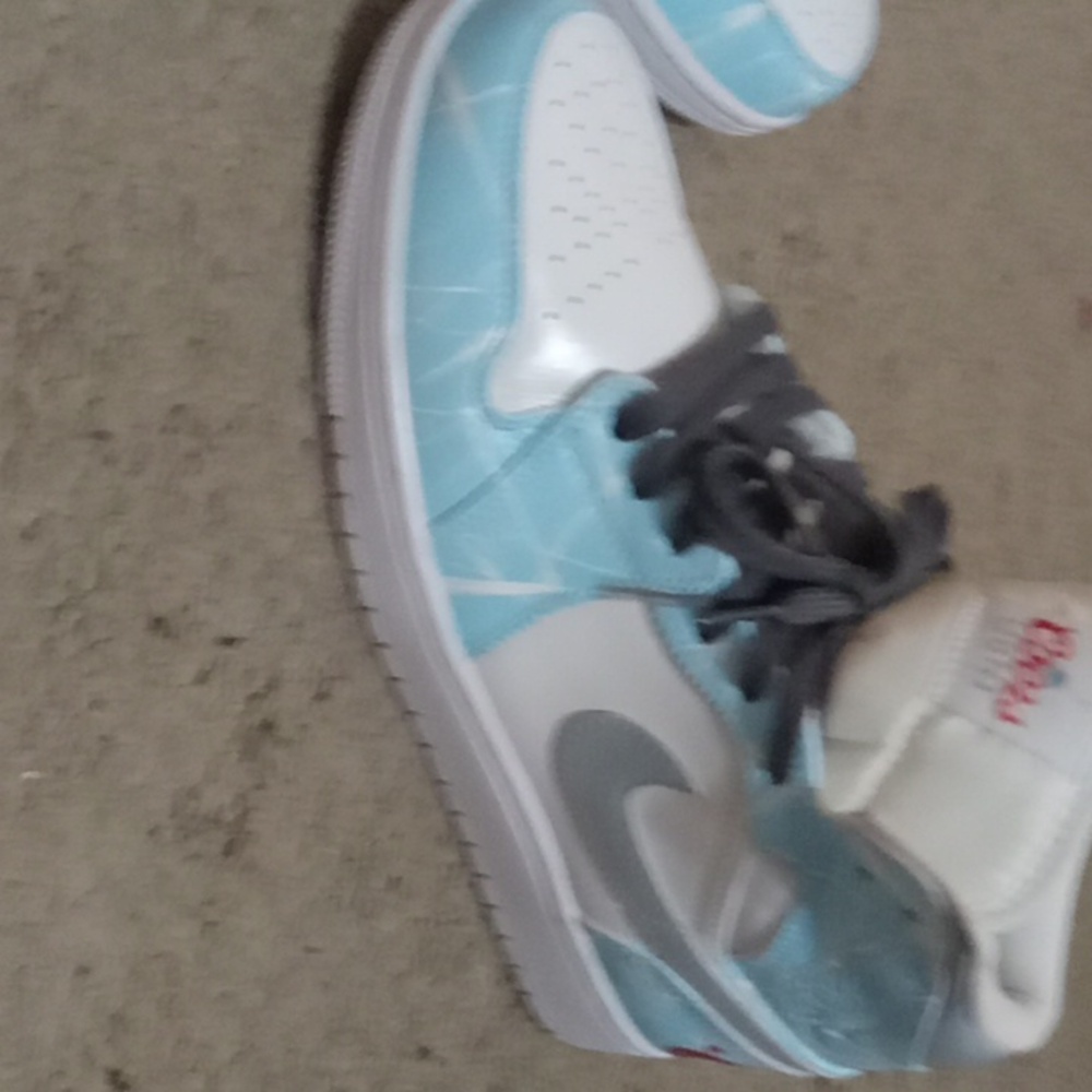 Nike Sneakers in Light Blue and White